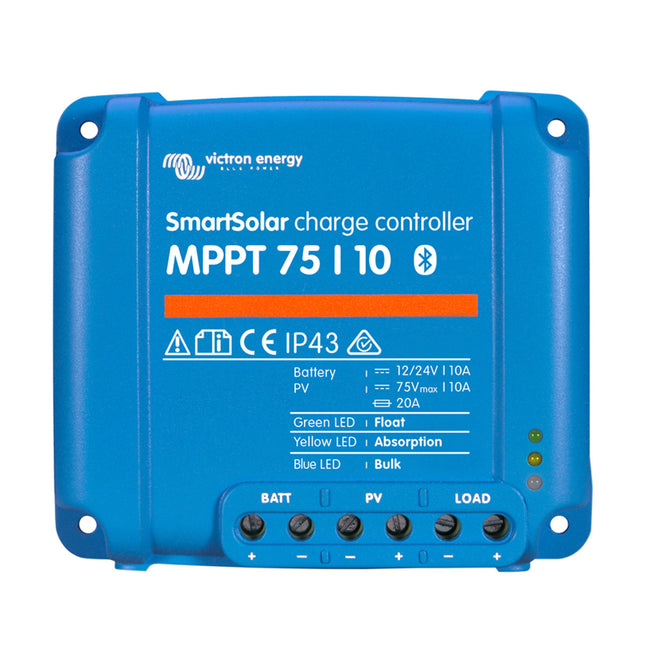 Victron SmartSolar MPPT Regulator, 10A, 12-24/75V - SCC075010060R