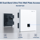 The Ruijie Reyee RG-RAP1261 offers cutting-edge Wi-Fi 6 (802.11ax) technology in an ultra-thin wall plate design, ensuring both aesthetics and performance.