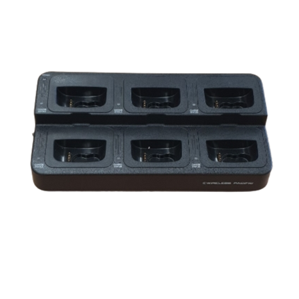 X01DR X6WC-AU 6-Way Desktop Charger, 110-240 VAC/12 VDC PSU