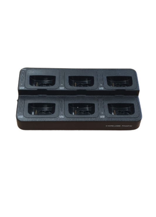 X01DR X6WC-AU 6-Way Desktop Charger, 110-240 VAC/12 VDC PSU