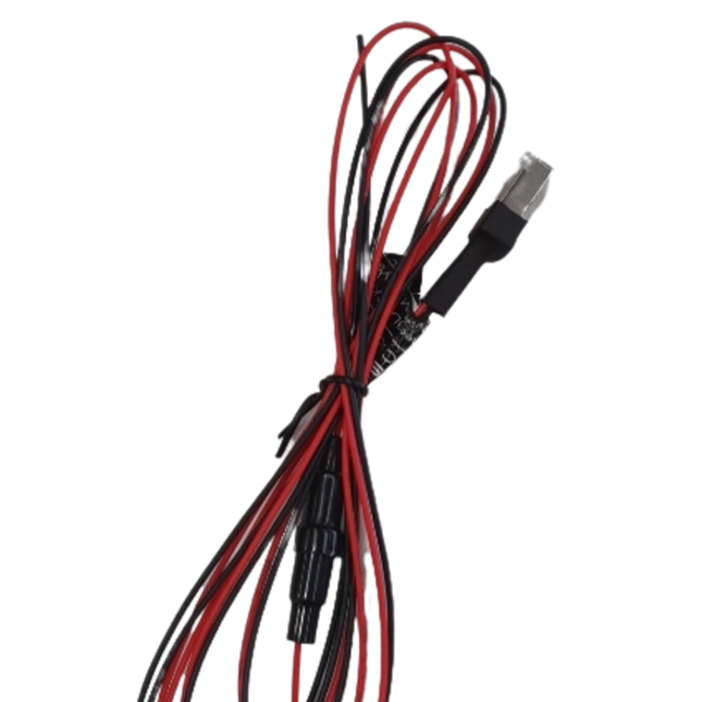 X10DR XDCC-RJ Fused Power Cable for Mobile Charger, 12 VDC, 1.5m