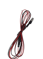 X10DR XDCC-RJ Fused Power Cable for Mobile Charger, 12 VDC, 1.5m