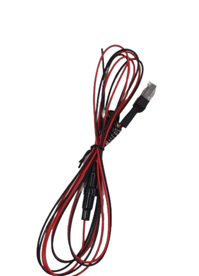 X10DR XDCC-RJ Fused Power Cable for Mobile Charger, 12 VDC, 1.5m