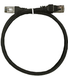 X10DR XIC-0.5 Shielded 6mm Interface Cable, Male/Male - Black