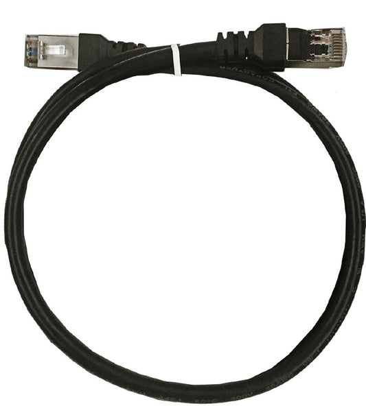 X10DR XIC-0.5 Shielded 6mm Interface Cable, Male/Male - Black