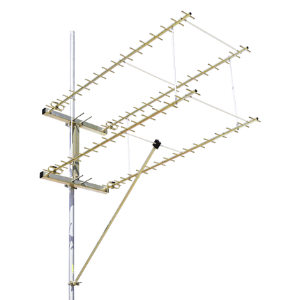 RFI YBA 18 Element 4 Bay Yagi Array, 803-854 MHz, 22 dBi - Horizontal