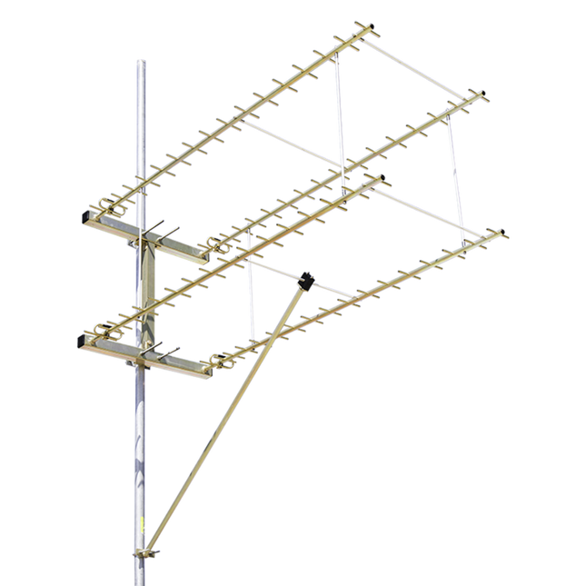 RFI YBA 18 Element 4 Bay Yagi Array, 803-854 MHz, 22 dBi - Horizontal