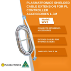 Plasmatronics WXS 3m Shielded Cable Extension for PL Accessories
