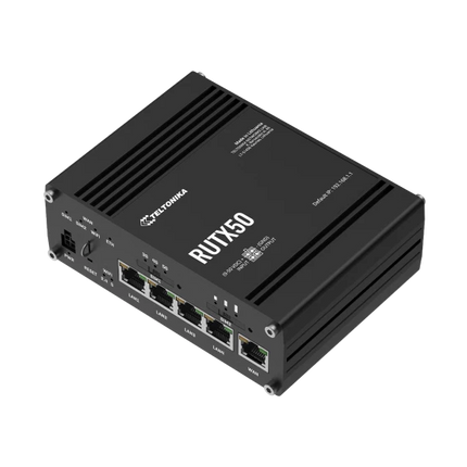 Teltonika RUTX50 5G Industrial Router - Dual Sim, Wi-Fi, Ethernet, WAN, DI/DO