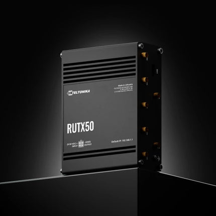 Teltonika RUTX50 5G Industrial Router - Dual Sim, Wi-Fi, Ethernet, WAN, DI/DO