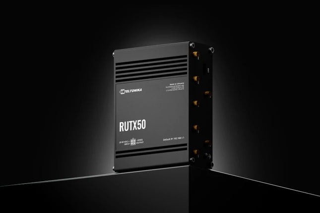 Teltonika RUTX50 5G Industrial Router - Dual Sim, Wi-Fi, Ethernet, WAN, DI/DO